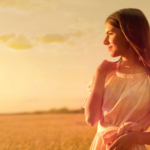 Woman In Wheat Field