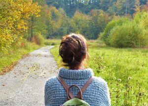 Girl on Path